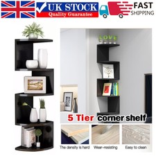 5 Tier Floating Corner Shelves