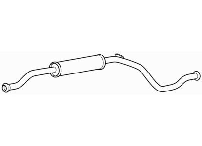 Centre exhaust middle - centre,