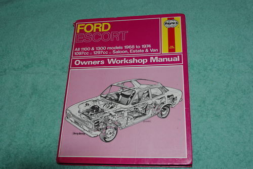 Haynes manual ford escort - manual,