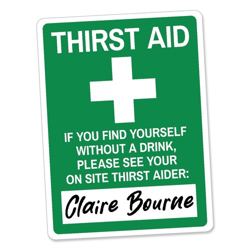 Thirst aid home bar - home, sign