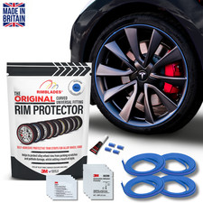 Alloy Wheel Protector by Rimblades Original | Protect from Kerb Rash | Blue