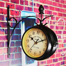 Wall Clock Double Sided Train