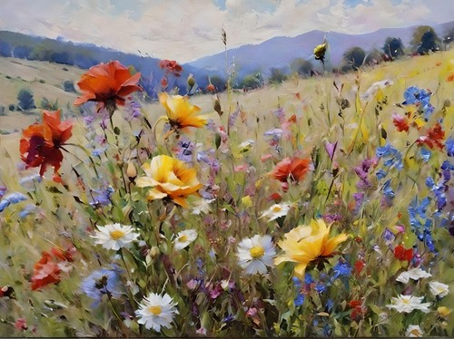 Stunning flower meadow floral - flower,