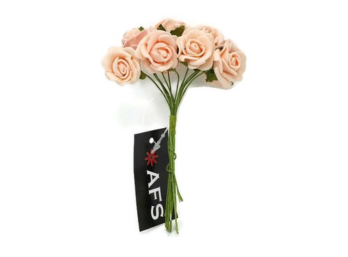 Mini foam roses - 12,