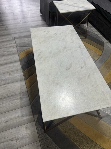 Real marble coffee table - real,