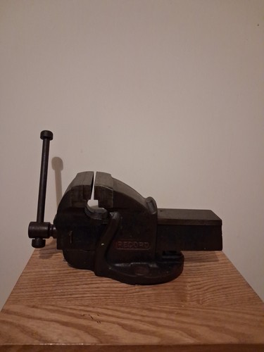 Vintage record bench - no, vice