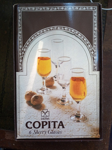Dema copita sherry glasses - sherry,