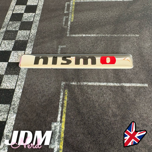 Nismo style car boot badge - nismo,