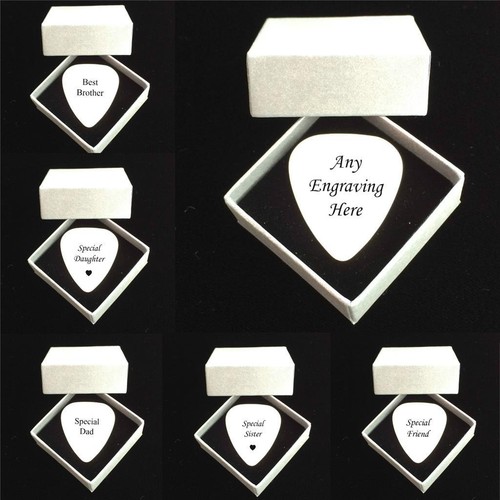 Personalised guitar plectrum - personalised,