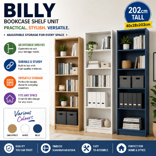 New ikea billy bookcase - ikea,