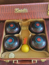 Vintage Henselite Lawn Bowls