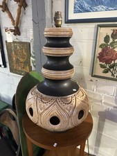 Huge west german ceramic fat  Lamp