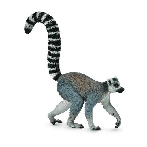 Ring tailed lemur figurine - ring-tailed,