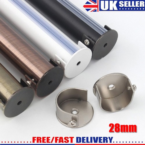 Metal curtain pole recess - metal,