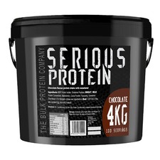 Serious Whey Protein Powder & Casein Blend 4kg Lean Muscle Complex Amazing Value