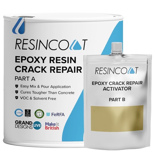 Epoxy crack repair filler - crack,