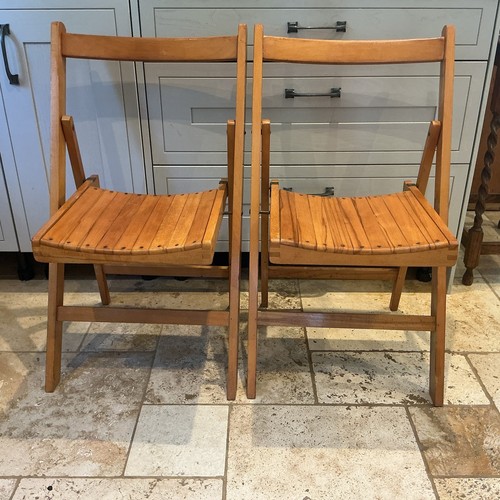 Vintage 1930s folding wooden - vintage,