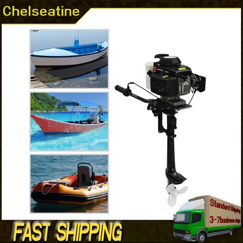 Stroke 3hp outboard motor - 4,