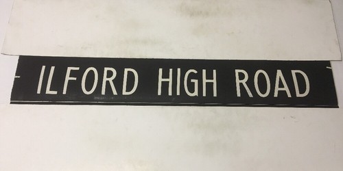London vintage linen bus - bus, blind