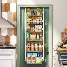 Shelves Over Door Storage Kitchen, Spice Rack Over Door A shelf behind the Door