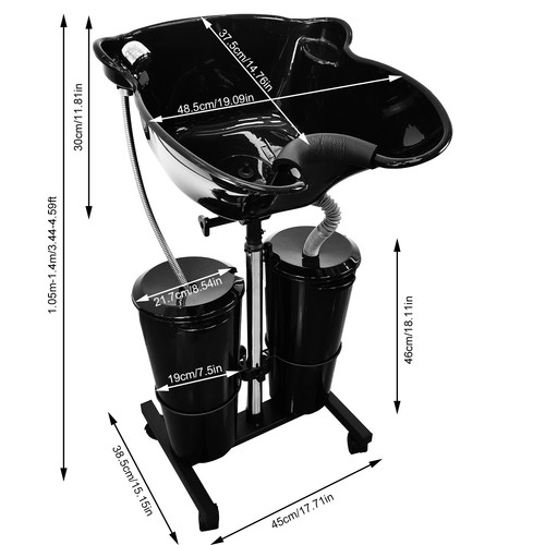 Portable salon shampoo sink - salon,
