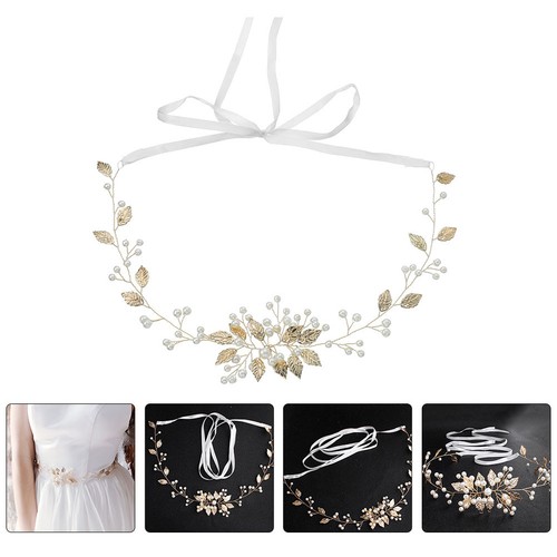 Bridal pearl belt for - bridal,