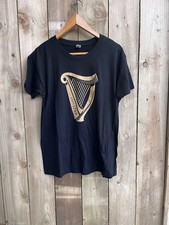 Men's Guinness Harp Design T-shirt Size Medium Ask Me For A Guinness On Back