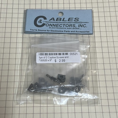 Captive screws pack 10 - screws,