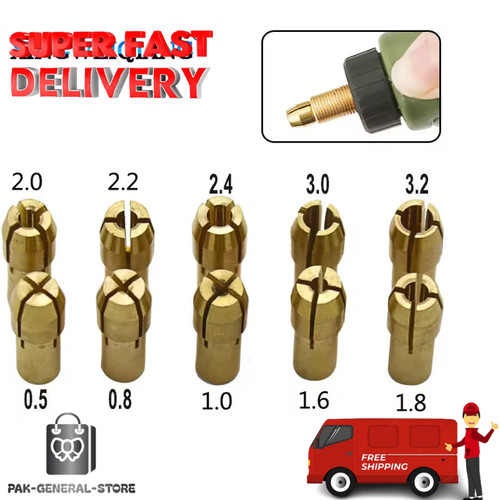 10x brass drill chuck - 10x,