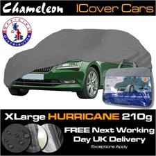 Heavy Duty Waterproof Car Cover, Universal 210GSM All Weather Outdoor Protection