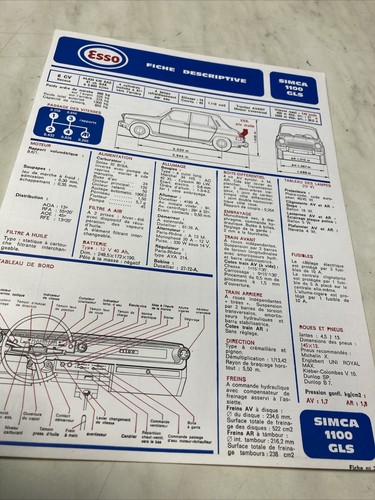 Automobile technical sheet - automobile,