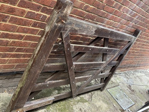 Wooden field gate - gate, 2.1m