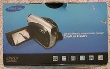 Samsung VP-DX105 PAL Video Camera DVD Camcorder in Original Box - Very Good Condition 