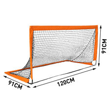 Soccer Goal Net Set Portable Football Goal Post Kid Outdoor Training Practice