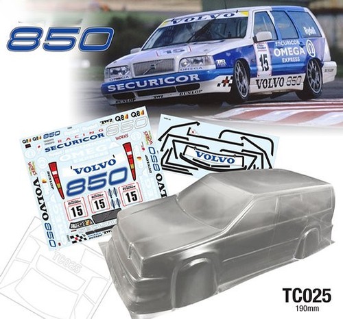 Car clear body - 1/10,
