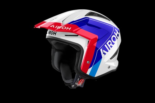 Airoh trr2 hunt blue red - red, gloss