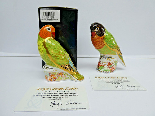 Pair royal crown derby - crown, limited