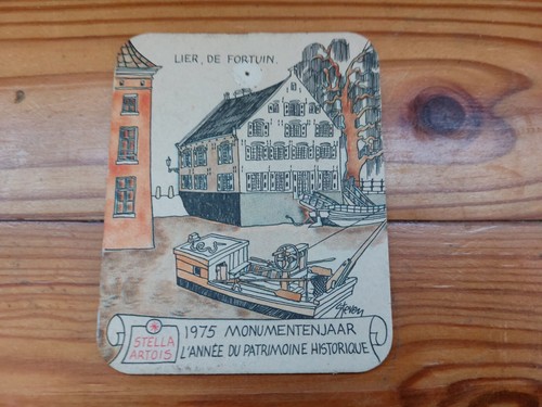 Stella artois beer mat - artois, mat.