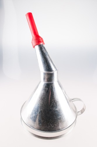 Metal funnel with - funnel,