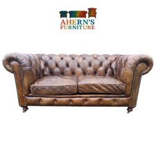 Halo Leather Chesterfield Sofa