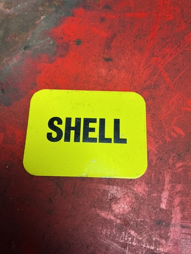 Vintage shell petrol - petrol, tag