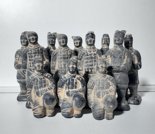 Vintage terracotta warriors - terracotta,