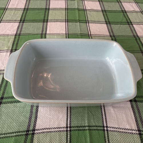 Denby blue linen rectangle - blue,