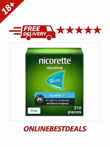 Nicorette icy white 2mg - icy, gum