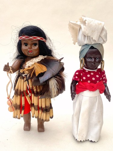 Pair vintage national - national, dolls