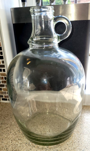 Glass demijohn bottle - 2.5l,