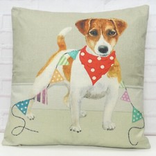 Jack Russell Cushion Cover Decorative Watercolour Animal Terrier Dog