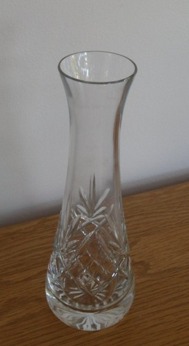 Signed thomas webb cut glass - signed,