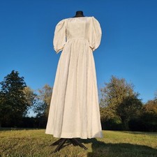 Vintage 1980s Laura Ashley Grand Duchess Ballgown Wedding Dress Fits 12