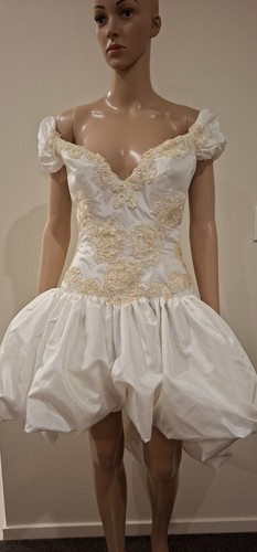 1980s bubble hem designer - , mini
